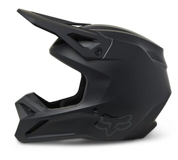 Foto 3 | Foto 3 | Casco De Motocross Fox Racing V1 Para Jóvenes, Negro Mate, Talla M - Venta Internacional.