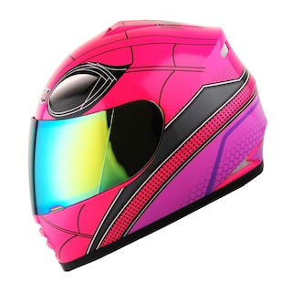Foto 1 | Foto 1 | Casco De Moto Wow Spider Pink Full Face Youth M - Venta Internacional.