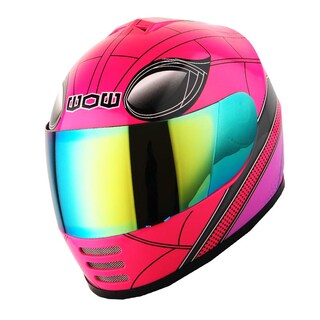 Foto 2 | Foto 2 | Casco De Moto Wow Spider Pink Full Face Youth M - Venta Internacional.
