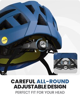 Foto 5 | Foto 5 | Casco De Ciclismo Outdoormaster Mips Ocean Blue Talla L - Venta Internacional.
