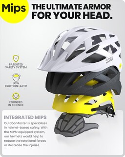 Foto 2 | Foto 2 | Casco De Ciclismo Outdoormaster Mips Chalk Cliff Talla L - Venta Internacional.
