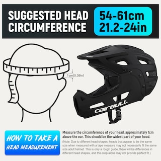 Foto 4 | Foto 4 | Casco De Bicicleta De Montaña Integral Lixada Para Adultos, 54-61 Cm - Venta Internacional.