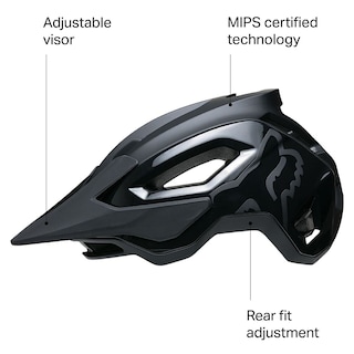 Foto 7 | Foto 7 | Casco De Bicicleta De Montaña Fox Racing Speedframe Pro Black S - Venta Internacional.