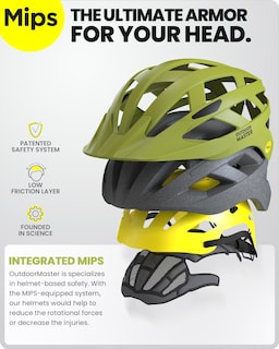 Foto 2 | Foto 2 | Casco De Ciclismo Outdoormaster Mips Speed Amarillo Talla L - Venta Internacional.