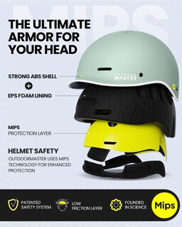 Foto 2 | Foto 2 | Casco De Bicicleta Outdoormaster Mips Con Certificación De Seguridad Para Adultos - Venta Internacional.