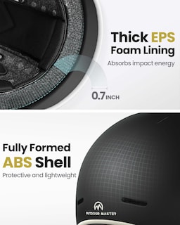 Foto 2 | Foto 2 | Casco De Bicicleta Outdoormaster Meteorite Black Para Adultos - Venta Internacional.