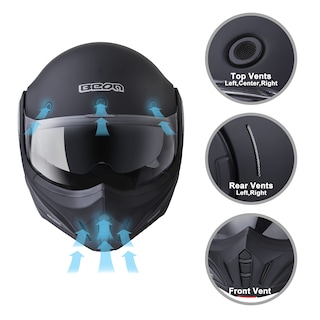 Foto 5 | Foto 5 | Casco Integral Modular Aprobado Por Beon Dot Para Hombres Y Adultos - Venta Internacional.