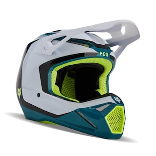 Foto 1 | Foto 1 | Casco De Motocross Fox Racing V1 Nitro Maui Azul Talla L - Venta Internacional.