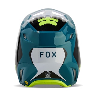 Foto 3 | Foto 3 | Casco De Motocross Fox Racing V1 Nitro Maui Azul Talla L - Venta Internacional.