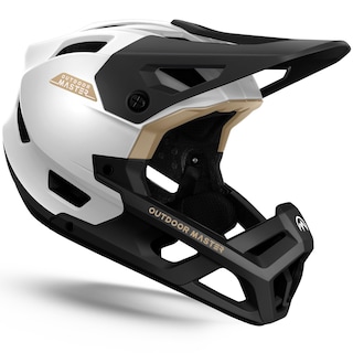 Foto 1 | Foto 1 | Casco De Bicicleta De Montaña Outdoormaster Grizzly Pearl White - Venta Internacional.