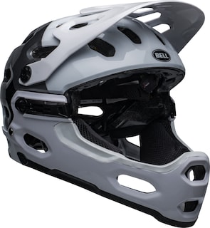 Foto 2 | Foto 2 | Casco De Bicicleta De Montaña Bell Super 3r Mips Gloss White/black - Venta Internacional.