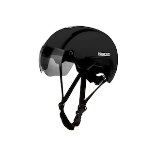 Foto 1 | Foto 1 | Sparco Casco Bicicleta Luz Led Trasera Y Visera Magnética Aerodinámica