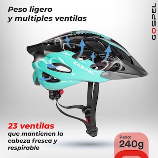Foto 2 | Foto 2 | Casco Gospel Sl701 color Negro para Ciclista
