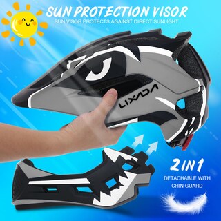 Foto 2 | Foto 2 | Casco Lixada Para Niños, Ajustable, Desmontable, Integral, Azul - Venta Internacional.