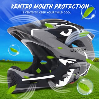 Foto 3 | Foto 3 | Casco Lixada Para Niños, Ajustable, Desmontable, Integral, Azul - Venta Internacional.