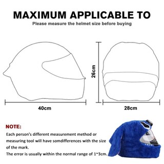 Foto 6 | Foto 6 | Funda De Casco Con Dibujos Animados De Perros Azules Para Casco De Moto - Venta Internacional.