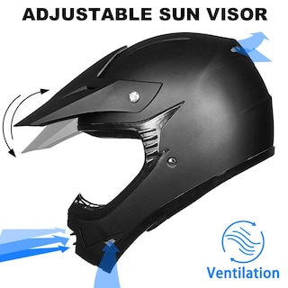 Foto 4 | Foto 4 | Casco Ilm Para Jóvenes Y Niños, Atv, Motocross B07, Aprobado Por El Dot - Venta Internacional.