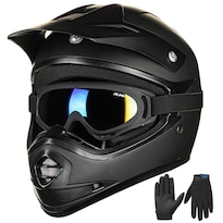 Casco Ilm Para Jóvenes Y Niños, Atv Motocross B07, Negro Mate, Dot - Venta Internacional.