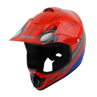 Foto 2 | Foto 2 | Casco De Motocross Wow Youth Spider Red, Gafas Y Guantes - Venta Internacional.