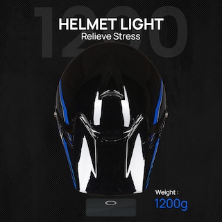 Foto 7 | Foto 7 | Casco De Moto De Cross Ilm Bld-818 Para Jóvenes Y Niños, Cara Completa, Azul Dot - Venta Internacional.