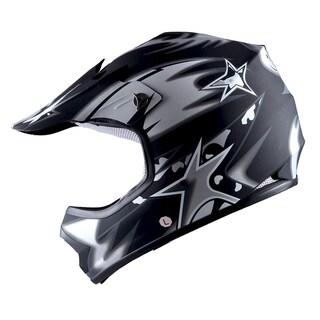 Foto 2 | Foto 2 | Casco Wow Para Niños De Motocross Bmx Mx Atv Star, Negro Mate - Venta Internacional.
