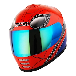 Foto 2 | Foto 2 | Casco De Moto Wow Spider Red Full Face Youth Dot S - Venta Internacional.