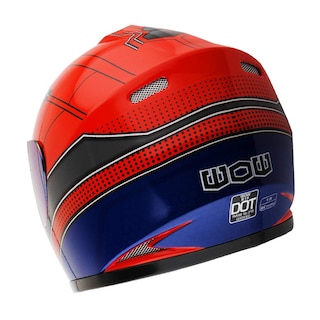 Foto 5 | Foto 5 | Casco De Moto Wow Spider Red Full Face Youth Dot S - Venta Internacional.