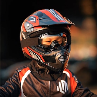 Foto 2 | Foto 2 | Casco Ilm Para Jóvenes Y Niños, Atv Motocross B07, Rojo/plateado, Aprobado Por El Dot - Venta Internacional.