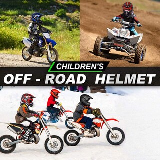 Foto 6 | Foto 6 | Casco Ilm Para Jóvenes Y Niños, Atv Motocross B07, Rojo/plateado, Aprobado Por El Dot - Venta Internacional.