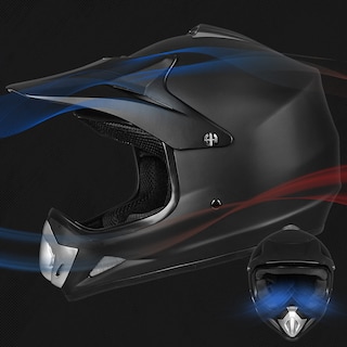 Foto 3 | Foto 3 | Casco De Moto De Cross Ilm Bld-818 Para Jóvenes Y Niños, Negro Mate, Dot - Venta Internacional.