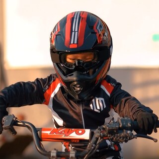Foto 2 | Foto 2 | Casco Ilm Youth Kids Atv Motocross B07 Rojo/plateado (youth-s) - Venta Internacional.