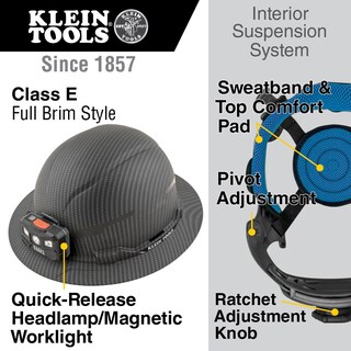 Foto 2 | Foto 2 | Gorro Duro Klein Tools 60346, Sin Ventilación, Ala Completa, Clase E - Venta Internacional.