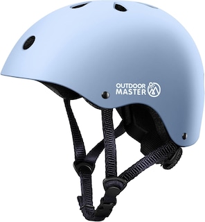 Foto 1 | Foto 1 | Casco De Bicicleta Outdoormaster Para Jóvenes Y Niños, Azul Claro, Talla L - Venta Internacional.