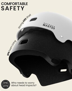 Foto 2 | Foto 2 | Casco Outdoormaster Para Montar En Monopatín Para Niños Y Adultos - Venta Internacional.