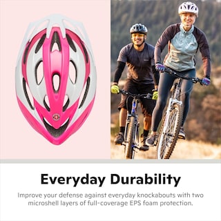 Foto 5 | Foto 5 | Casco De Bicicleta Schwinn Thrasher Para Hombre Y Mujer Adulto, Color Rosa Y Blanco - Venta Internacional.