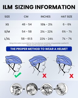 Foto 6 | Foto 6 | Casco De Bicicleta Ilm E3-10l Con Luz Led Recargable Por Usb, Color Blanco - Venta Internacional.