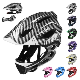 Foto 1 | Foto 1 | Casco De Ciclismo Lixada Para Niños, Desmontable, De Cara Completa, De 52 A 58 Cm - Venta Internacional.