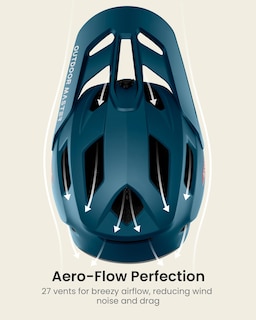 Foto 3 | Foto 3 | Casco Para Bicicleta De Montaña Outdoormaster Grizzly Azure Blue M - Venta Internacional.