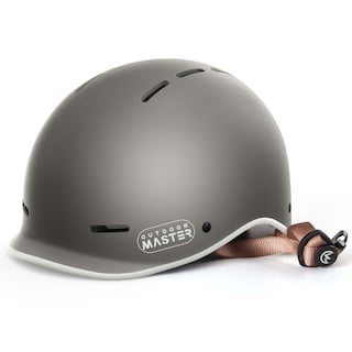 Foto 1 | Foto 1 | Casco De Bicicleta Outdoormaster Con Certificación De Seguridad Gris Pizarra Para Adulto - Venta Internacional.