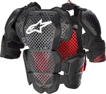 Foto 2 | Foto 2 | Protector De Pecho Alpinestars A-10 V2 Antracita/negro/rojo Md/lg - Venta Internacional.