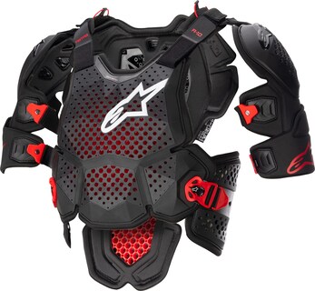 Foto 3 | Foto 3 | Protector De Pecho Alpinestars A-10 V2 Antracita/negro/rojo Md/lg - Venta Internacional.
