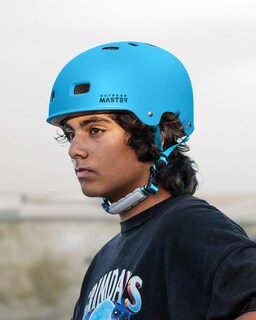 Foto 7 | Foto 7 | Casco Outdoormaster Skateboard Cycling Blue M Para Niños - Venta Internacional.