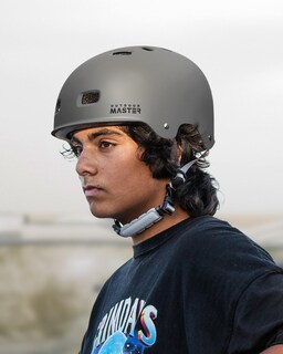 Foto 7 | Foto 7 | Casco Outdoormaster Para Monopatín, Gris, Talla L - Venta Internacional.