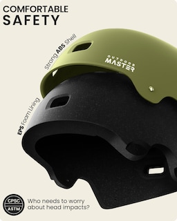 Foto 2 | Foto 2 | Casco Outdoormaster Para Montar En Monopatín Para Niños Y Adultos - Venta Internacional.