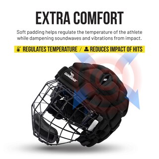 Foto 6 | Foto 6 | Funda Para Casco Guardian Cap Soft-shell Para Hockey Color Rojo - Venta Internacional.