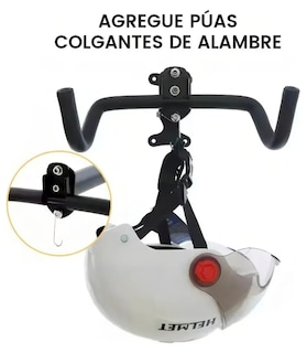 Foto 4 | Foto 4 | Porta-bicicletas De Pared Xtellar Con Doble Gancho Set De 2 Pzs Diseño Inteligente Y Robusto
