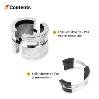Foto 2 | Foto 2 | Herramienta De Sellado De Horquilla Para Motocicleta Ewk, Ajustable De 35 A 50 Mm - Venta Internacional.