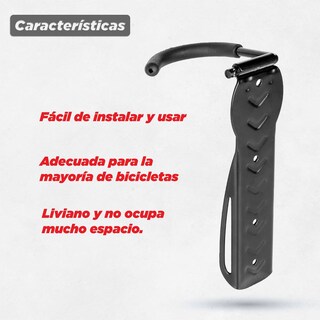 Foto 5 | Foto 5 | Gancho Mariluz R2826b de Pared color Negro para Bicicleta