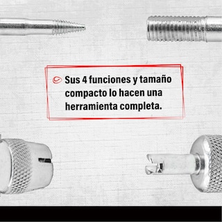 Foto 4 | Foto 4 | Herramienta para Bicicleta para Roscas Tarraja 4 color Plata