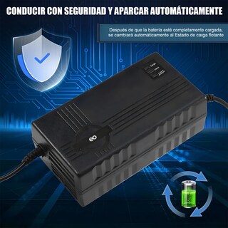 Foto 3 | Foto 3 | Cargador Para Bicicleta Eléctrica 48v 12ah Con 3 Luces Eo Safe Imports Esi-19323 Negro